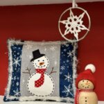 January: Mini snowman Pillow